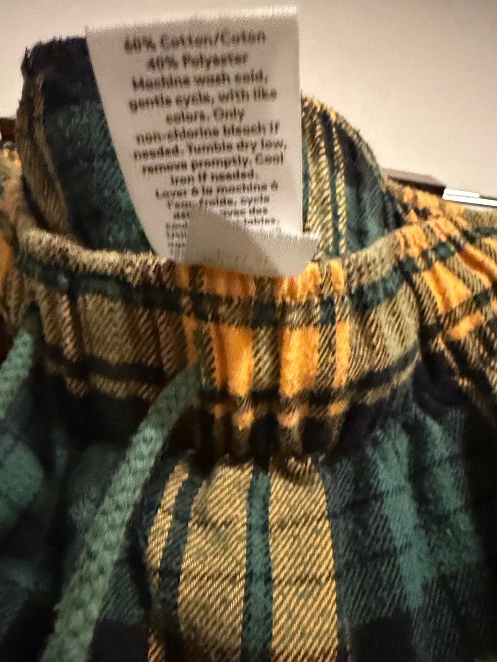 Abound Green and Yellow Plaid Men's Joggers